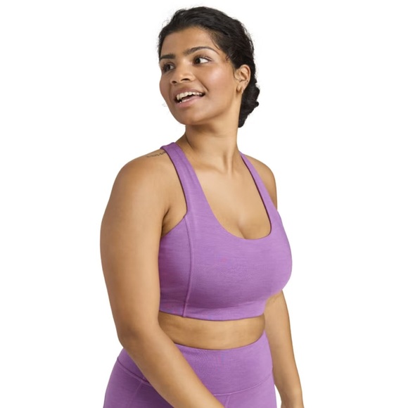 *NWT* $40 allbirds Women's Natural Sports Bra Lux Purple - Picture 2 of 3